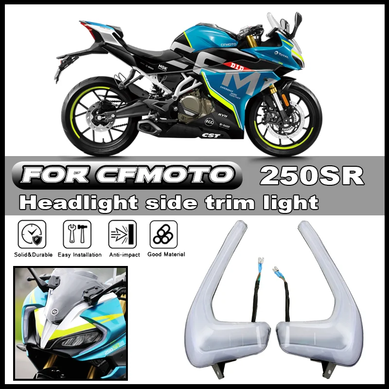 

For CFMOTO 250SR CF250-6 Motorcycle Left Front Right Front Position Lamp Driving Lamp LED Light headlight side decorative lights