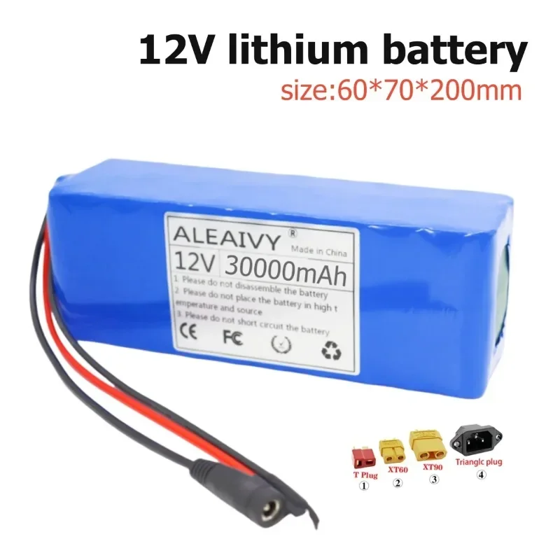 

12V 30Ah 3S10P for 12V Electrical Appliances, Electric Toys, LED Lighting, Battery Speakers, 18650 Rechargeable Battery Pack