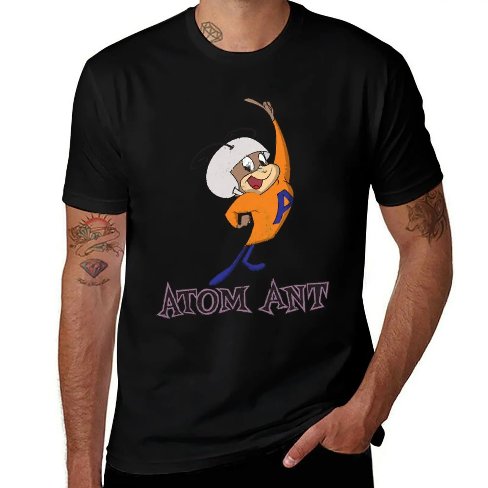 

Atom Ant T-Shirt blue archive summer clothes tops Aesthetic clothing t shirts for men graphic