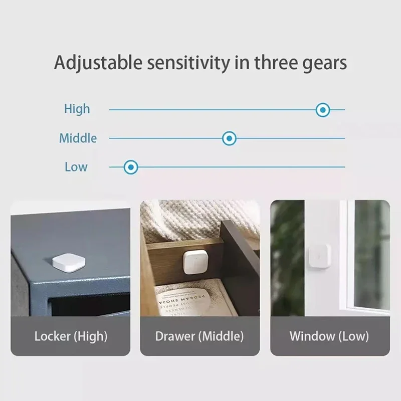 Aqara Vibration Shock Sensor Zigbee Motion Detection Alarm Monitor Built In Gyro Motion sensors for Xiaomi Home Homekit APP