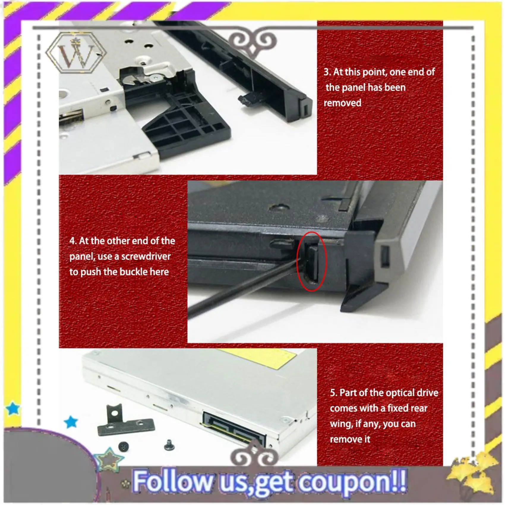 AU33-8X DVD Burning Optical Drive For HL GTA0N GT50N GTC0N GT80N Laptop 12.7MM SATA Serial Built-In Optical Drive