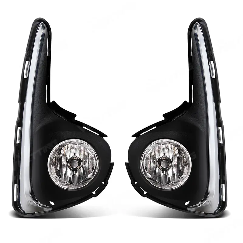 For Toyota Vitz Yaris 2018 2019 2020 Front Fog Lamp DRL Daytime Running Light Headlight With Switch Wire Covers Accessories 12V - Image 3