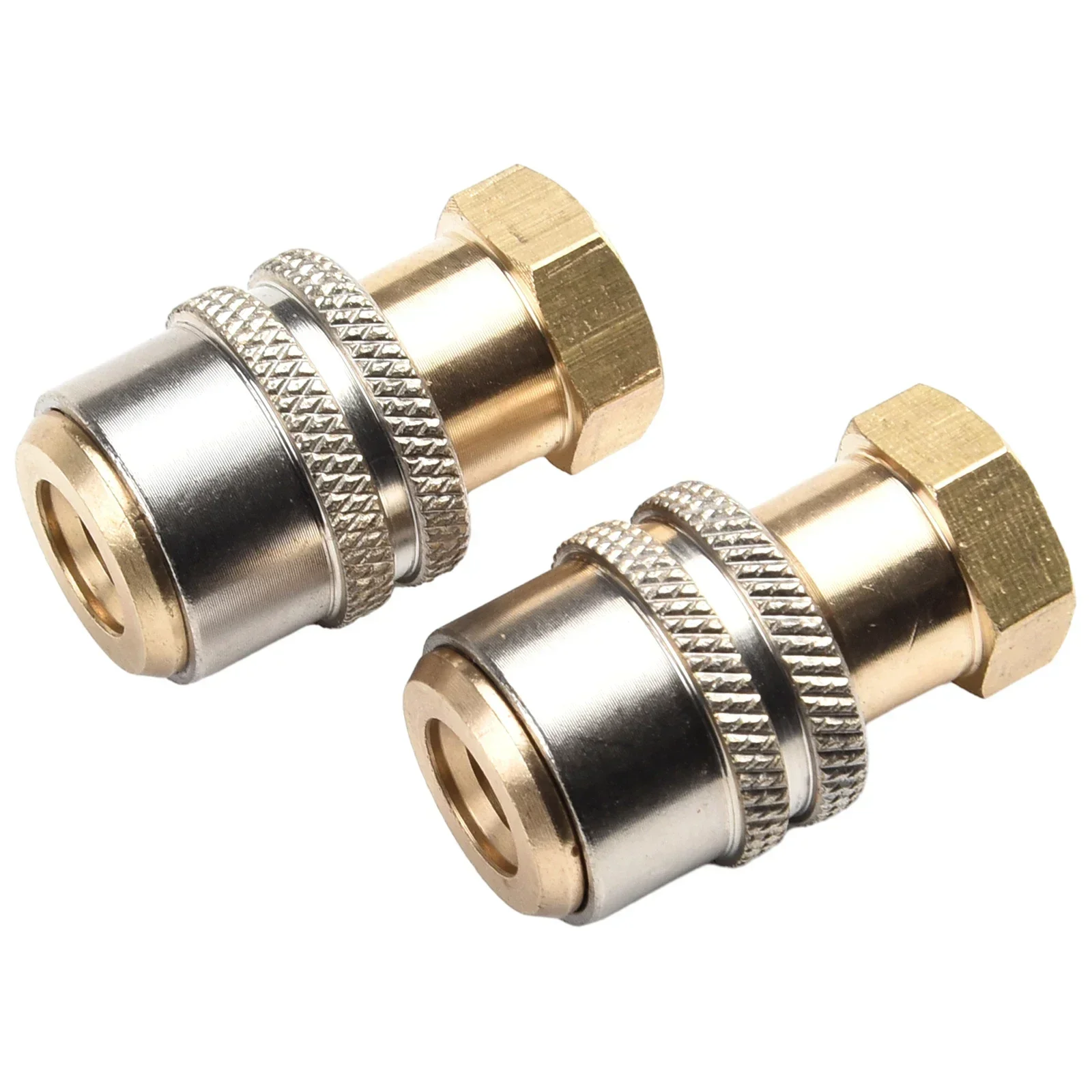 1/2Pcs Lock On Air-Chuck Car Inflatable Connector 1/4NPT Closed Flow Brass Tire Air-Chuck For Inflator Car Accessories