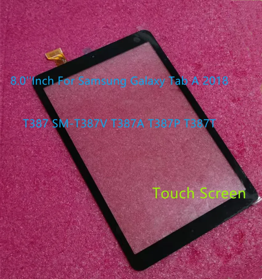 

Новый 8,0-дюймовый сенсорный экран для Samsung Galaxy Tab A 2018 T387 SM-T387V T387A T387P T387T, передняя стеклянная панель, 100% протестировано