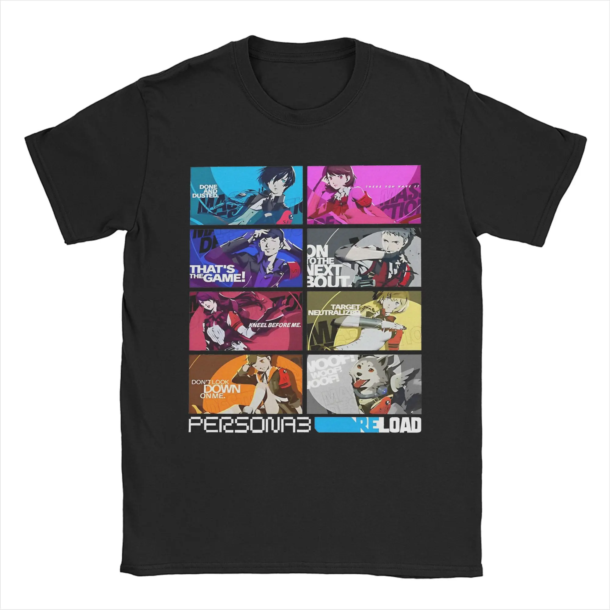 Persona 3 Merch Unisex T Shirts Cotton Tee New Arrival Game T-shirt Clothes