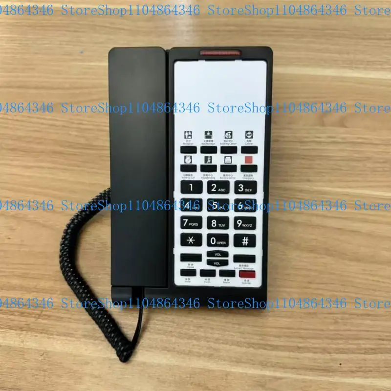 5ASD Corded Phone Phone Big Button House Business Desktop Linear linear