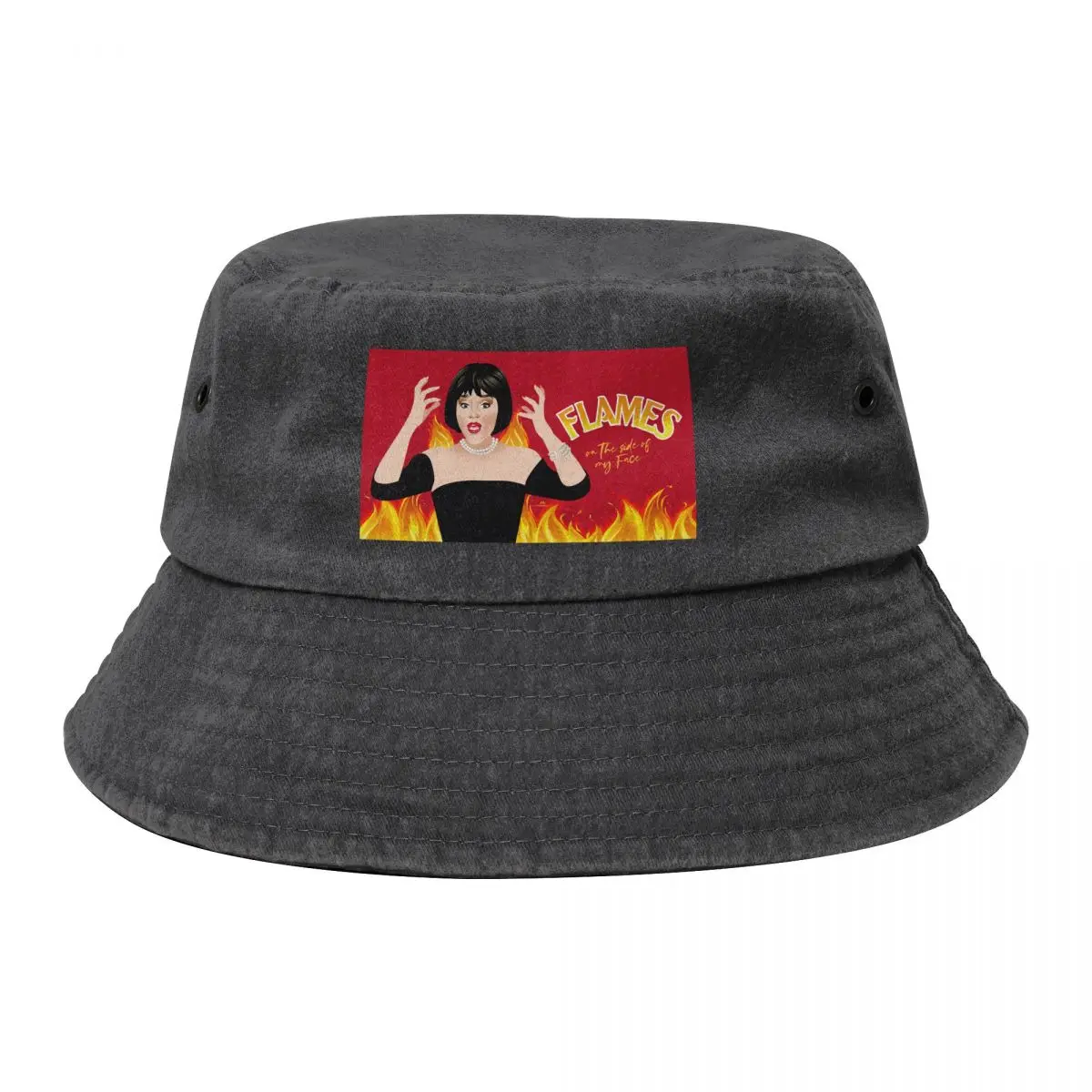 

Flames Bucket Hat Luxury man cap Thermal Visor Custom Cap Women's Beach Outlet 2025 Men's