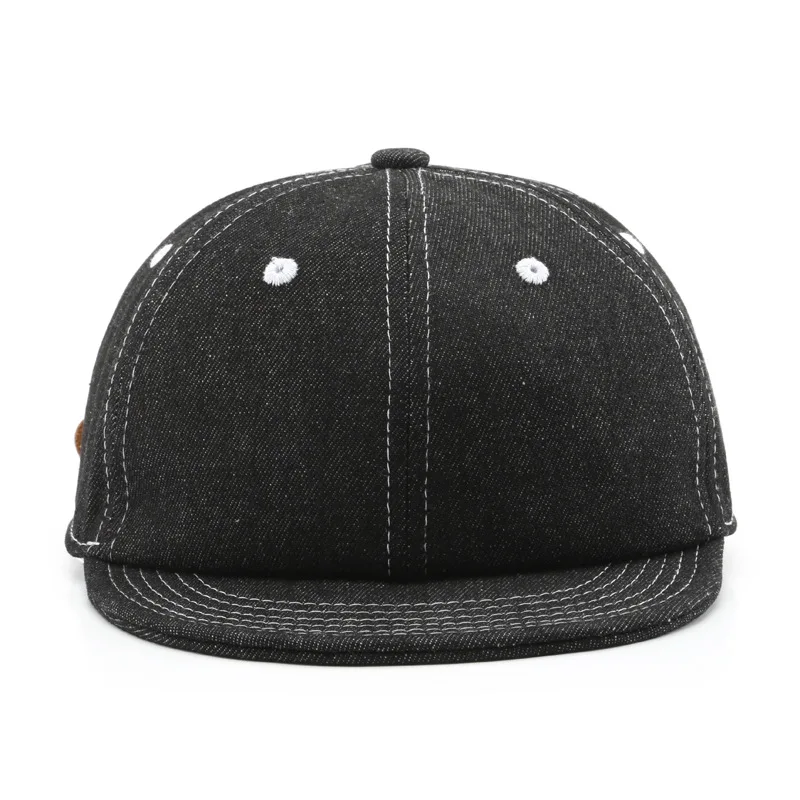 New Outdoor Sports Fashion Men\'s Denim Short-Brimmed Baseball Cap Korean-Style Women\'s Sunshade Cap Male