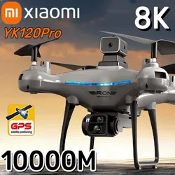 Xiaomi KY102 Drone 8K profesjonalny podwójny aparat bezszczotkowy Quadcopter unikanie przeszkód przepływ optyczny antena RC Drone 10000M nowość