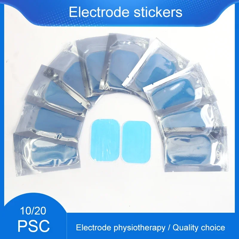 

4*6cm EMS ABS Fitness Gel Pads Muscle Stimulator Exerciser Replacement Gel Patch Fitness Accessories Training Massager Relax