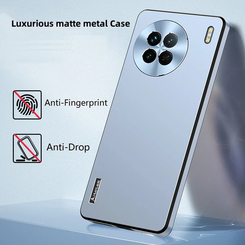 

Матовый жесткий чехол для vivo X100S X200 X100 Ultra X80 X90 Pro, противоударный, с защитой камеры из металла, чехлы для телефонов