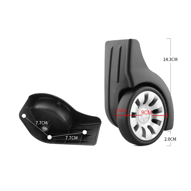 Suitable for Cloth Box D060 Directional Wheel Luggage Accessories Replacement Wheels for Suitcase Spare Parts Mute