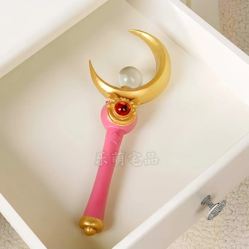 

Anime Cosplay Sailor Moon Usagi Tsukino Moon Stick Crystal Props Costume Accessories for Halloween Party Komiks for Adults