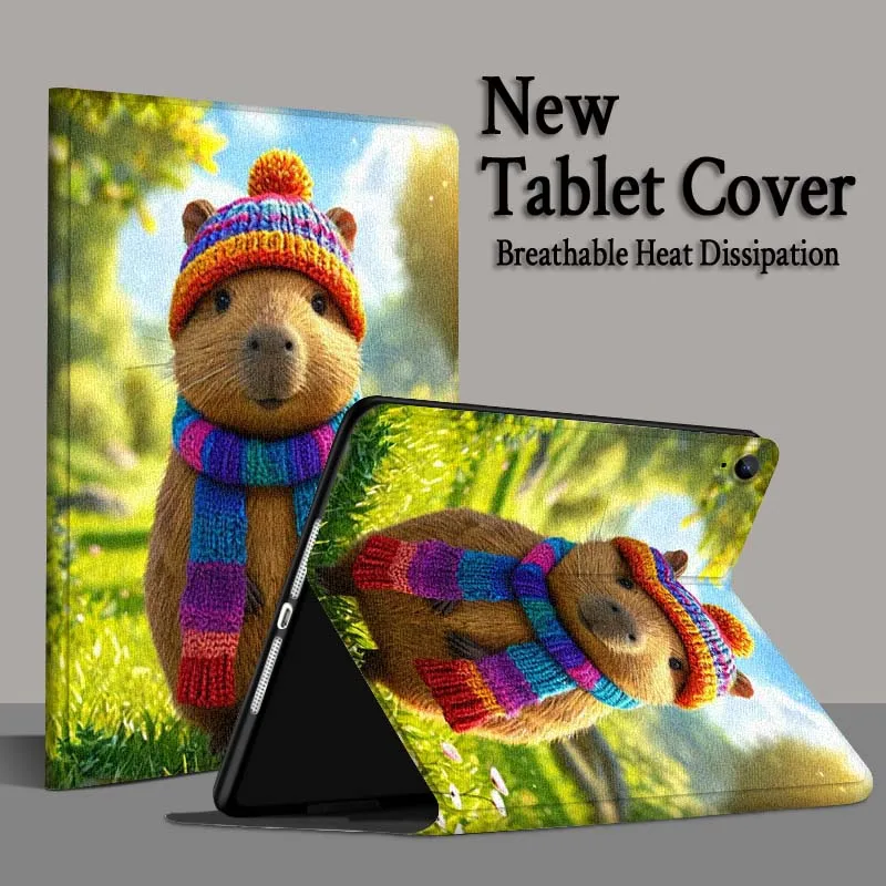 الكرتون الفن كابيبارا لسامسونج غالاكسي تاب A7 A A8 A9 A11 S6 S11 10.1 10.4 10.5 بوصة لايت زائد اللوحي #5