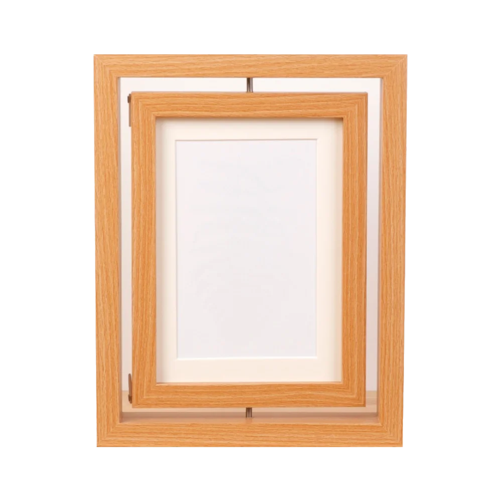 

Commemorative Frame Wooden Pet Memorial Frame Double Sided Detachable Rotating Photo Frame Durable Pet Photo Frame Table Decor