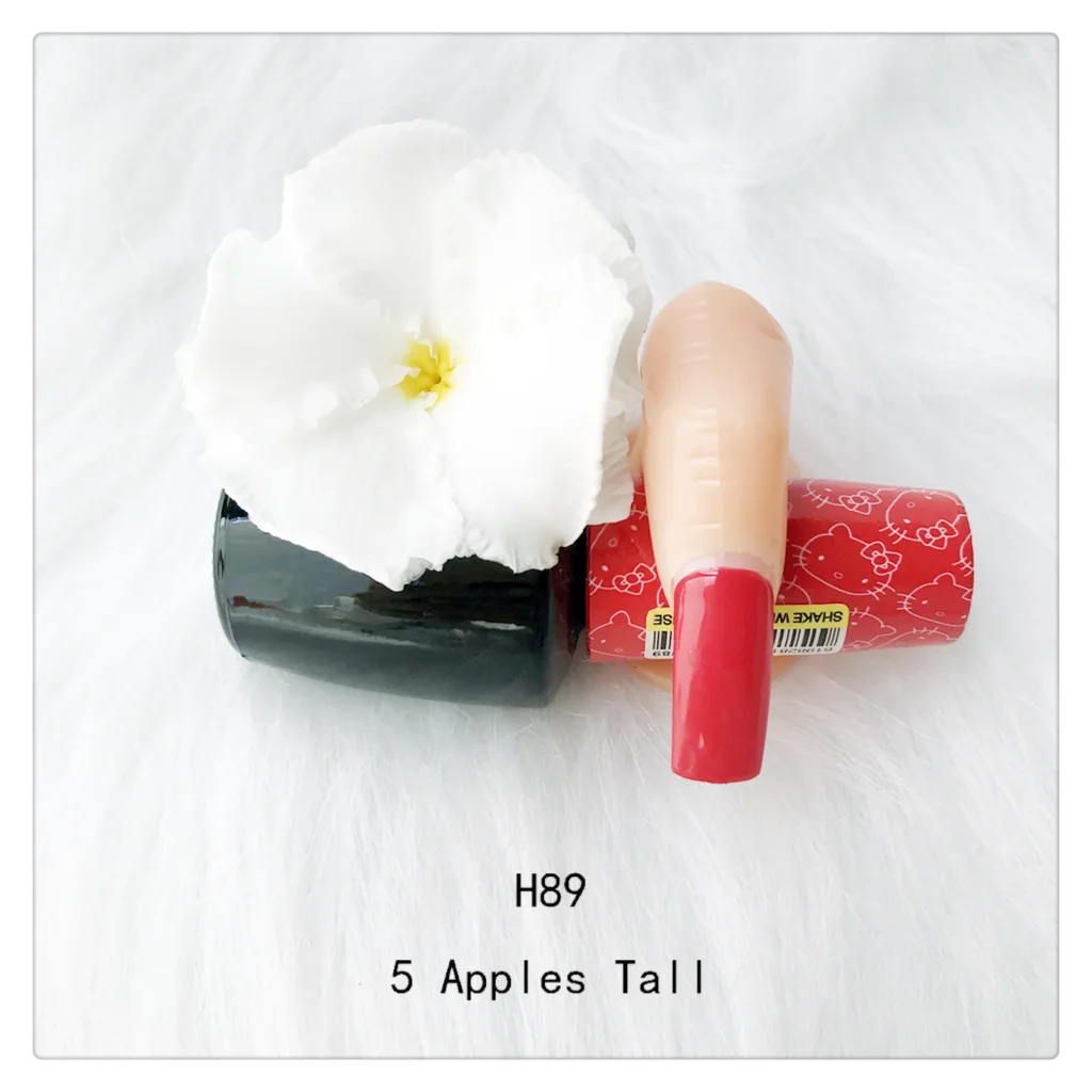 Neuer 15 ml roter UV-Gel-Nagellack Opie Love Opies H89 A APPLES TALL Soak Off Base Top Coat Gel Nail Art Design