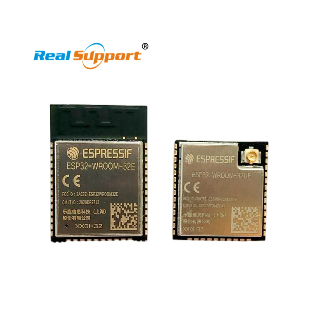 

1 Roll ESP32-WROOM-32E ESP32-WROOM-32UE 4MB 8MB 16MB Wi-Fi+BT+BLE Module with CE FCC KCC certifications