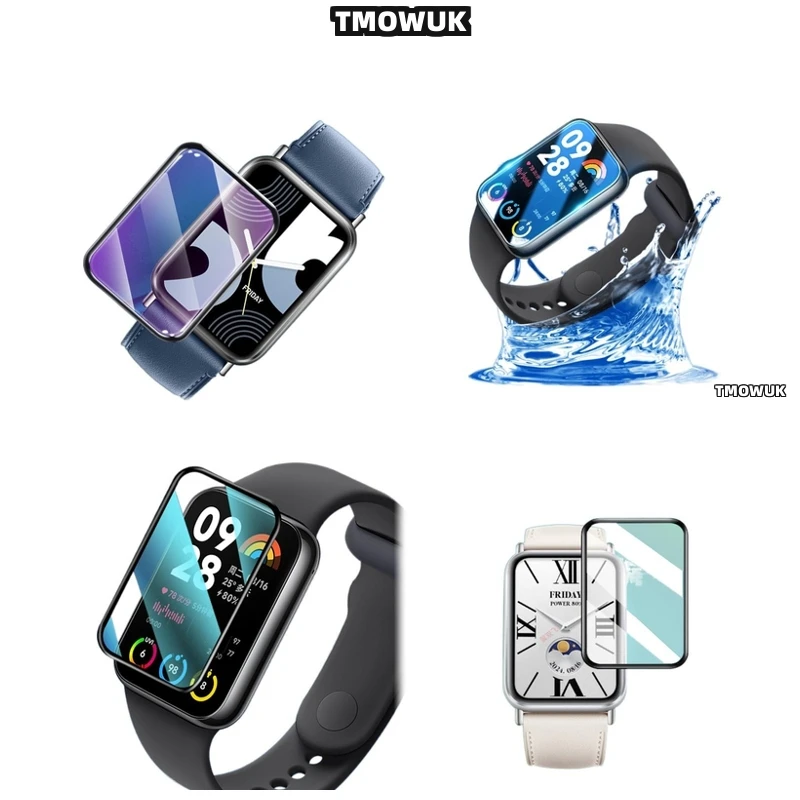 

For Xiaomi Band 4 5 6 7 8 9 10 Pro, Anti-Microbial PMMA Film, Protects Against Germs