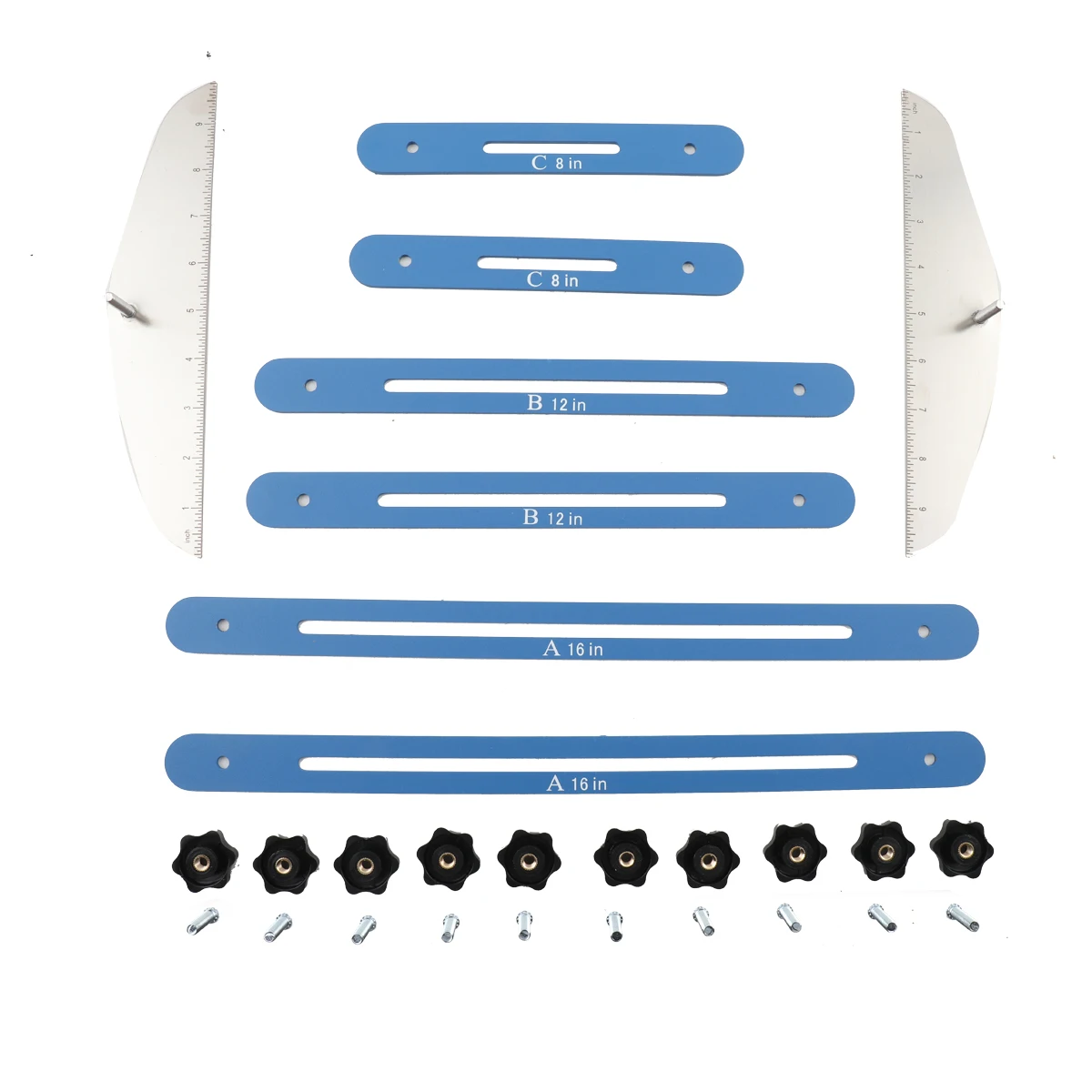 

Stair Tread Gauge Template Tool Aluminum Alloy Stair Tread Jig for Stairs / Risers / Partitions / Self and Cutting Drywall