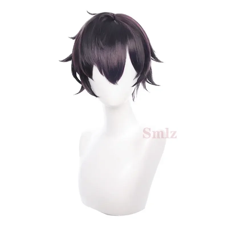 Shoto Shxtou Cosplay Anime VTuber Cosplay Costume Men Fancy Party Suit Wig Shoes Purple Jacket Halloween Carnival Uniform