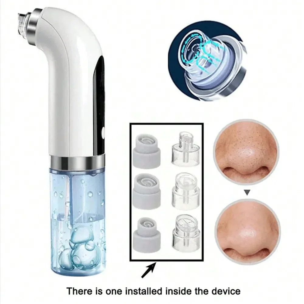 Blackhead Remover, Pore Vacuum Facial Cleaner, Electric Acne Remover, USB Charging Water Circulation Facial Cleaning Tool