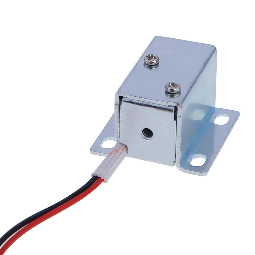 DC 12V Intelligent Cabinet Lock Low Power Consumption Universal Electric Solenoid Lock Anti-skidding for Letter Box Storage Rack