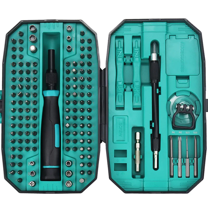 152 in 1 Precision Screwdriver Set Small Magnetic Screwdriver Set with Case, Electronic Repair Tool Kit for Glasses PC Phone