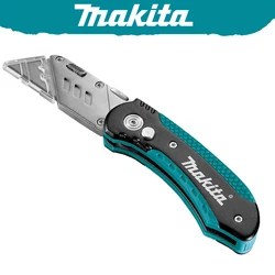 Makita E-11520 Retractable Quick Change Folding Utility Knife Compact Multi functional High-performance Easy Cutting Hand Tool