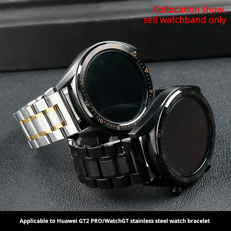 

For Huawei gt2 gt3 4 Pro Stainless Steel watchband smartwatch watch Gt Honor magic2 46mm Men watch strap bracelet 20mm 22mm Band