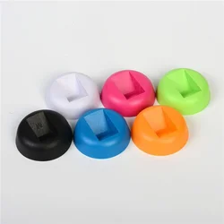 10PCS Exquisite PE Film Frames Suspension Box Base Plastic Transparent Jewelry Ring Necklace Packaging Box Display Round Base