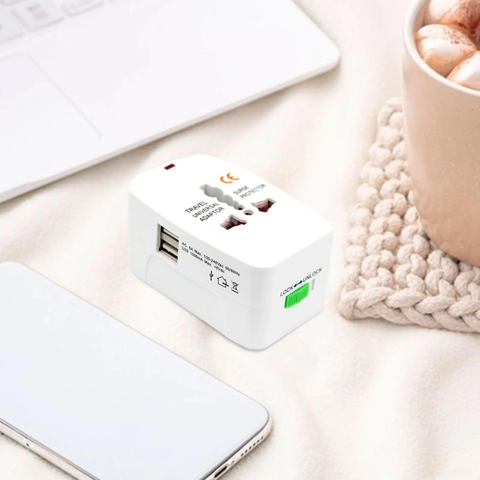 

European Travel Plug Adapter Portable Professional Sturdy Universal Lightweight Converter Travel Essentials for France EU Italy