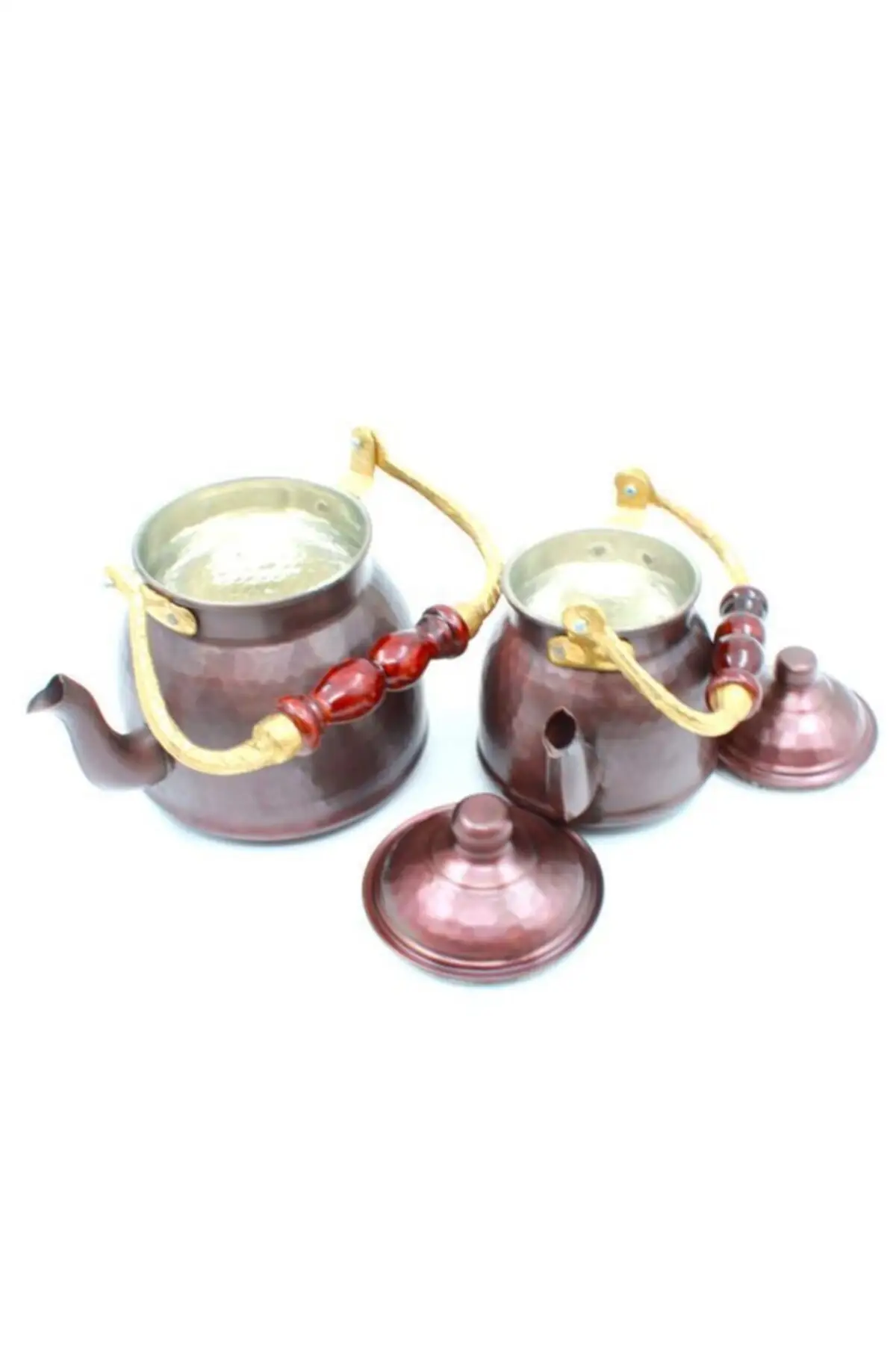 DOLBOVI, authentic copper teapot Set usten handle custom production Cooper Tea Pots Handmade