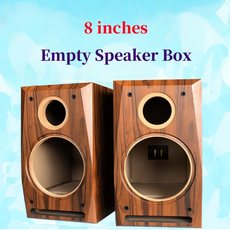 8-inch Woofer 4-inch Tweeter Speaker Empty Box,DIY Maze Speaker Box Body,HiFi Wooden Sound Box,1Pice Speaker Housing 185mm/211mm