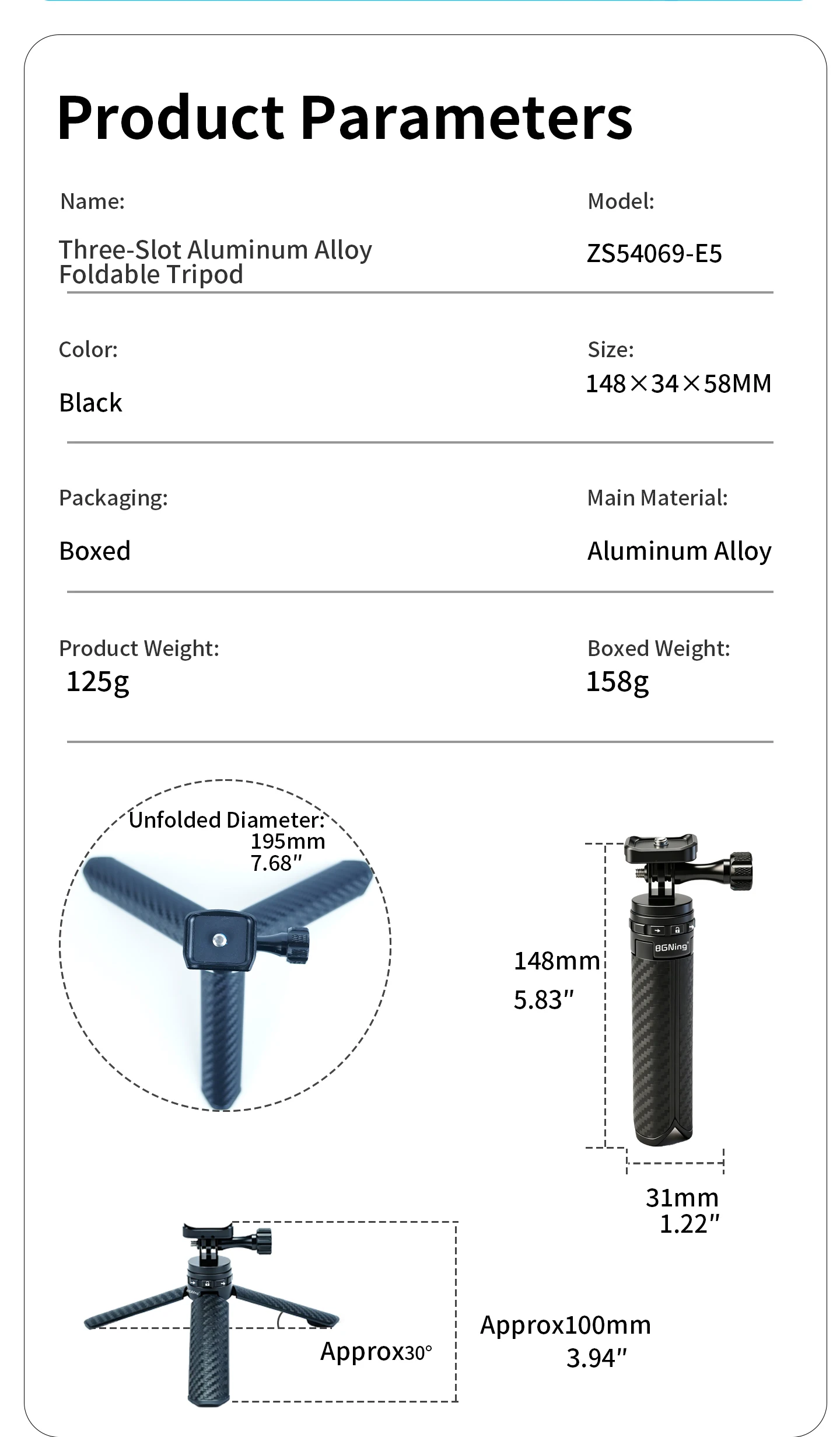 Für DJI Osmo Pocket 4 3 Action-Kamera Aluminium-Legierung Magnetisches Stativ 1-Sekunden-Schnellmontage Gimbal-Stabilisator Halterung Griff – Detail 14