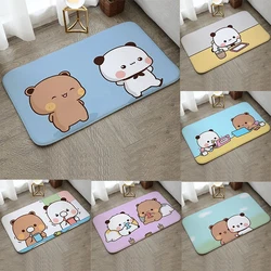 Bubu and Dudu Home Entrance Doormat Balcony Bathroom Floor Mats Welcome Mat Small Size Non-slip Rug Bedroom Carpet Homes Decor