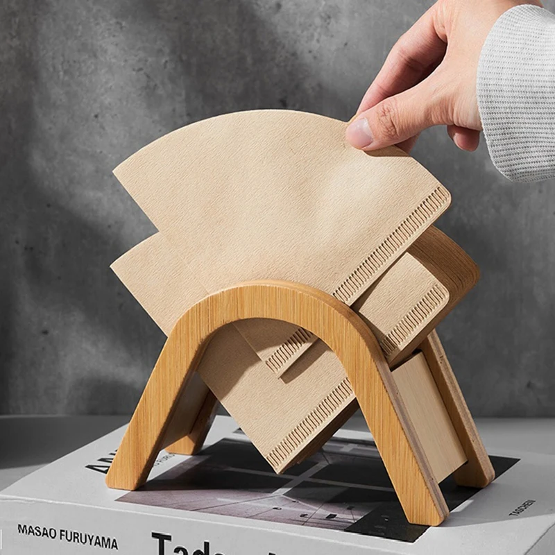 

ABUG-Стойка для фильтра для кофе V-образная стойка для хранения бумаги с фильтром для кофе Стойка для капельной бумаги