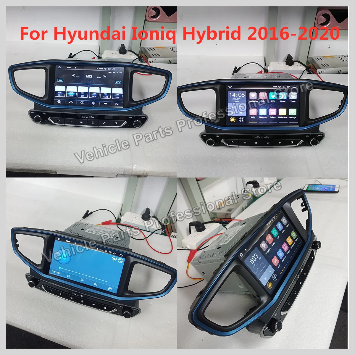 For Hyundai Ioniq Hybrid 2016-2020 Android Car Radio 2Din Stereo Receiver Autoradio Multimedia Player GPS Navi Head Unit Screen