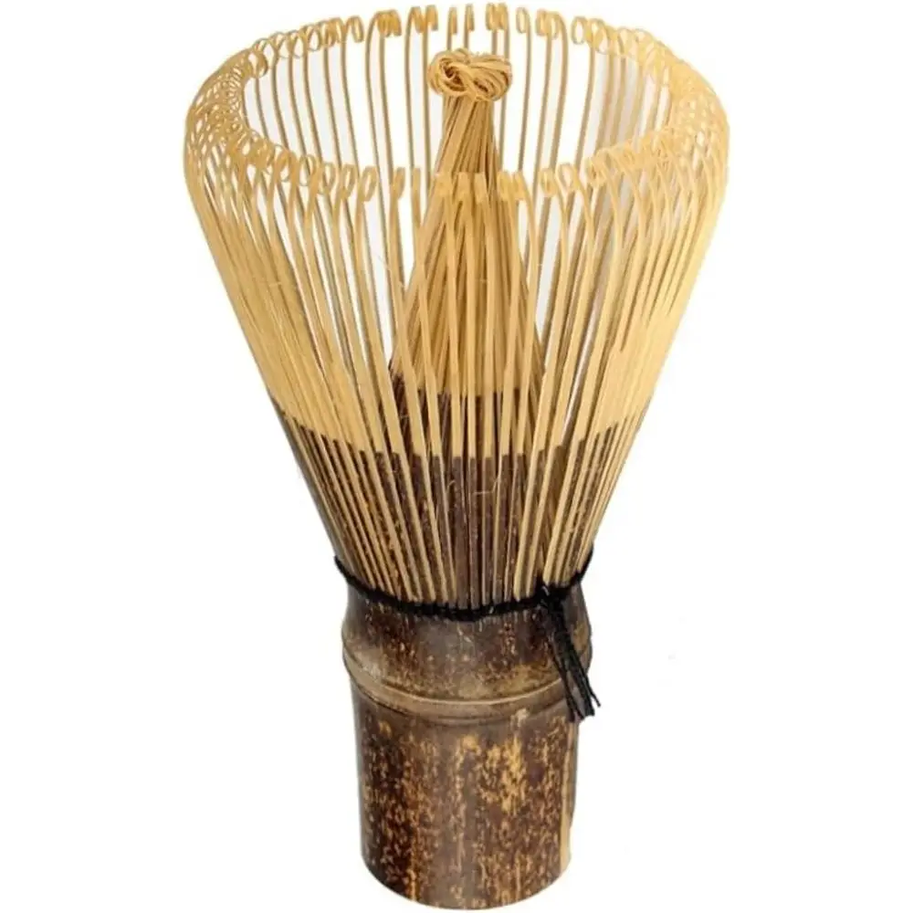 Batidor de Té Verde Orgánico Japonés, Chasen de Bambú de 100 Puntas, Kit Premium para Mezclar Matcha