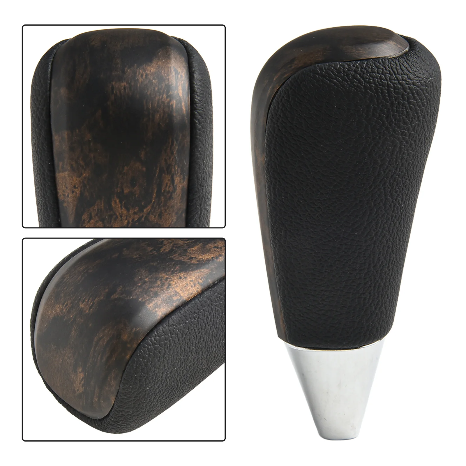 Cruiser LC200 Shifter Dark Wood Gear Knob Car Upgrade Comfortable Grip Dark Wood Design Easy Installation For LC200 2008-2023
