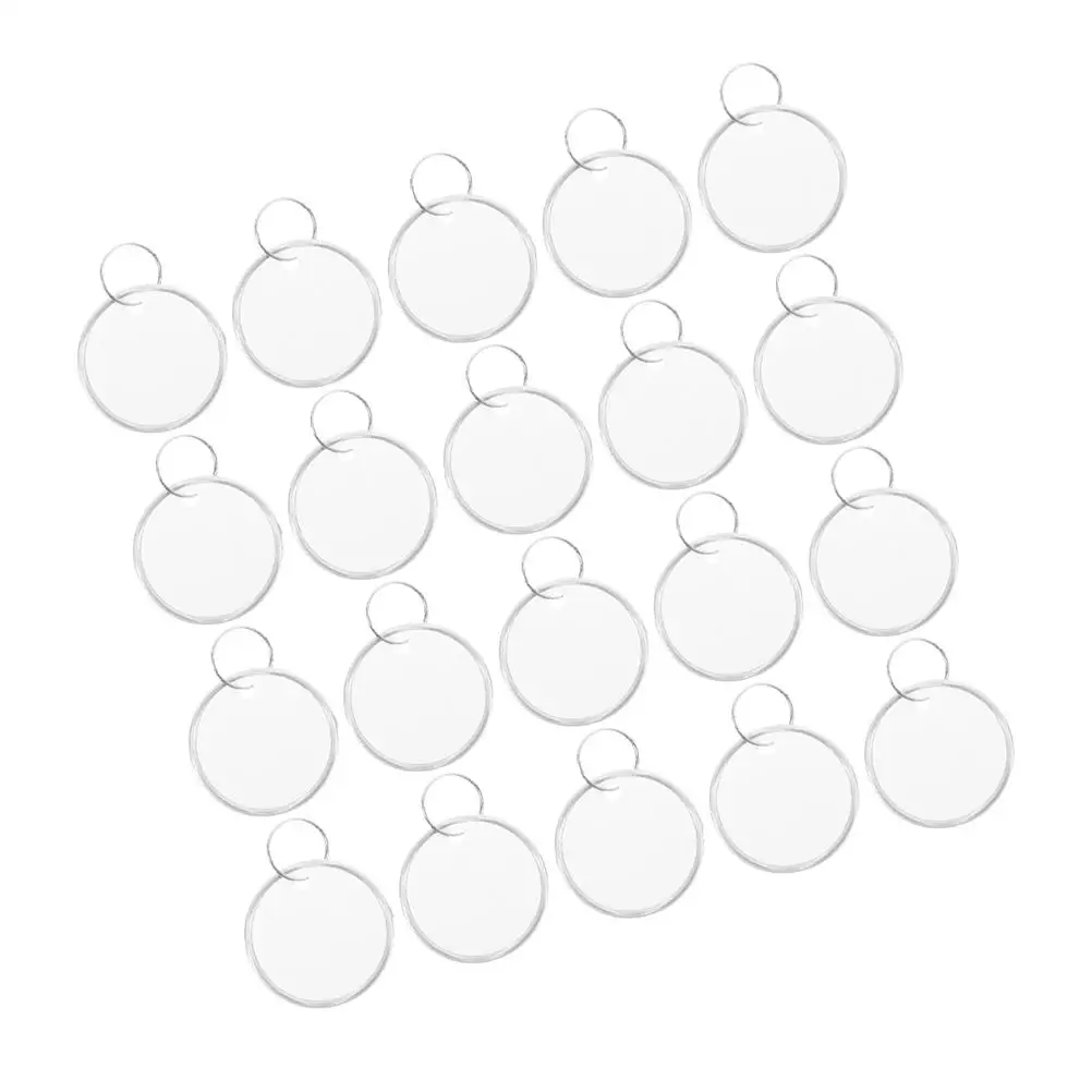 

200 Pcs Key Tags Labels Metal Rings Round Paper for Car Keys Door Keyrings Compact Easy Identification Versatile Use