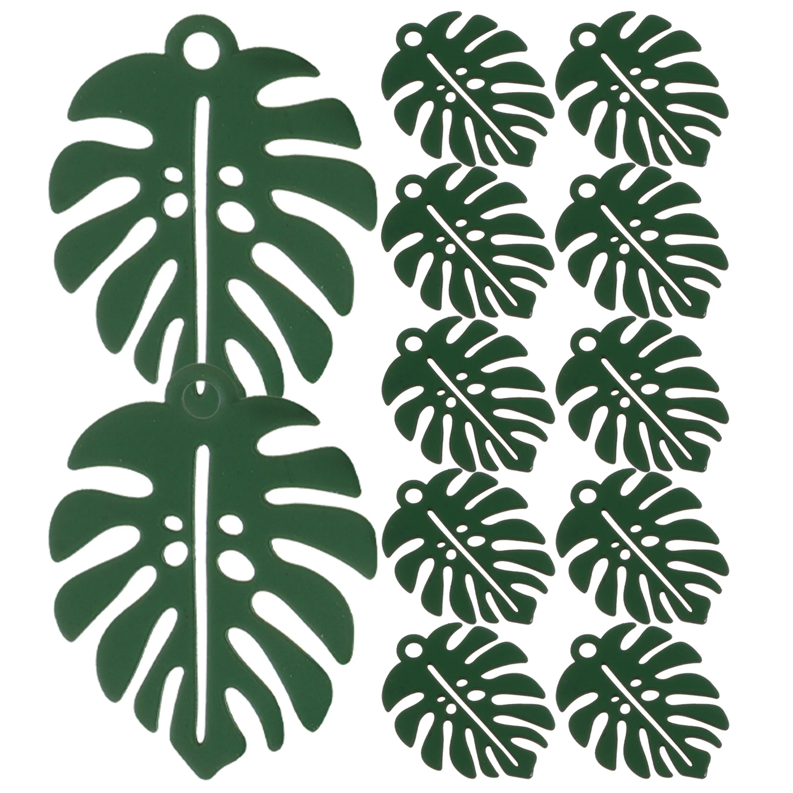 

50 шт. винтажных сплавных шармов-пусетов для украшений, с дизайном полого листа, фурнитура для самостоятельного изготовления серег, браслетов, ожерелий, ручной работы