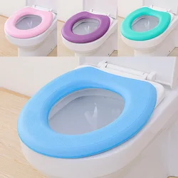 EVA O Type Toilet Seat Cover Waterproof Closestool Washable Toilet Seat Cushion Sticker Bathroom Toilet Ring Mat Cover Pad