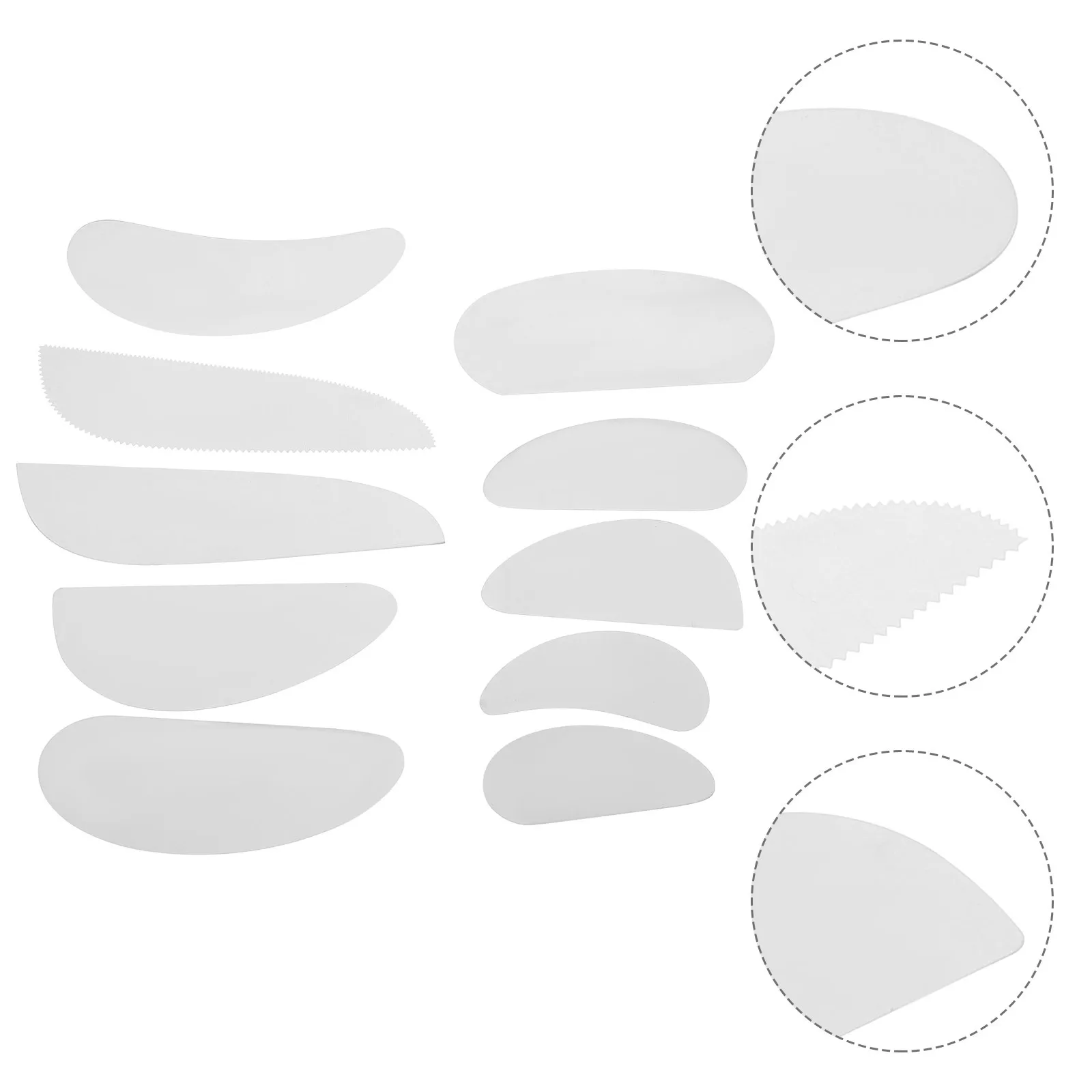 Juego de herramientas para manualidades de arcilla, herramientas de tallado de acero inoxidable para esculpir cerámica, modelado de arcilla, acabado alisador profesional, 10 Uds.