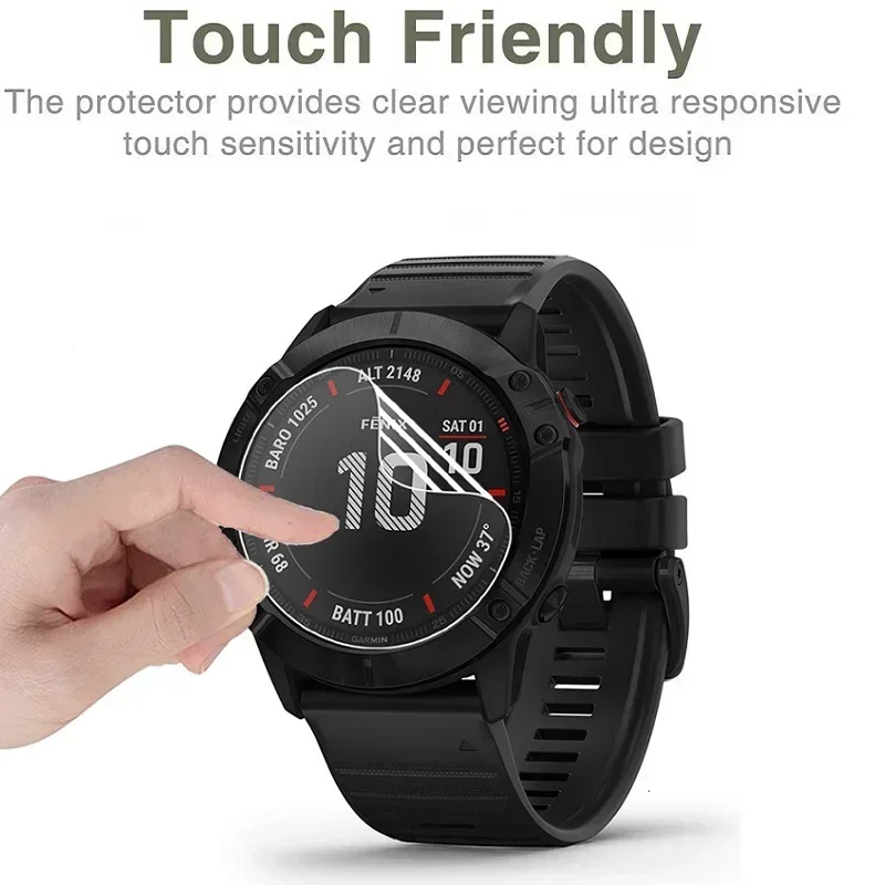 Protector Film On For Garmin Smart Watch Fenix 5X 5 5S Plus 6 6X 6S Pro 7 7X 7S Screen Protective Hydrogel Film Not Glass Film