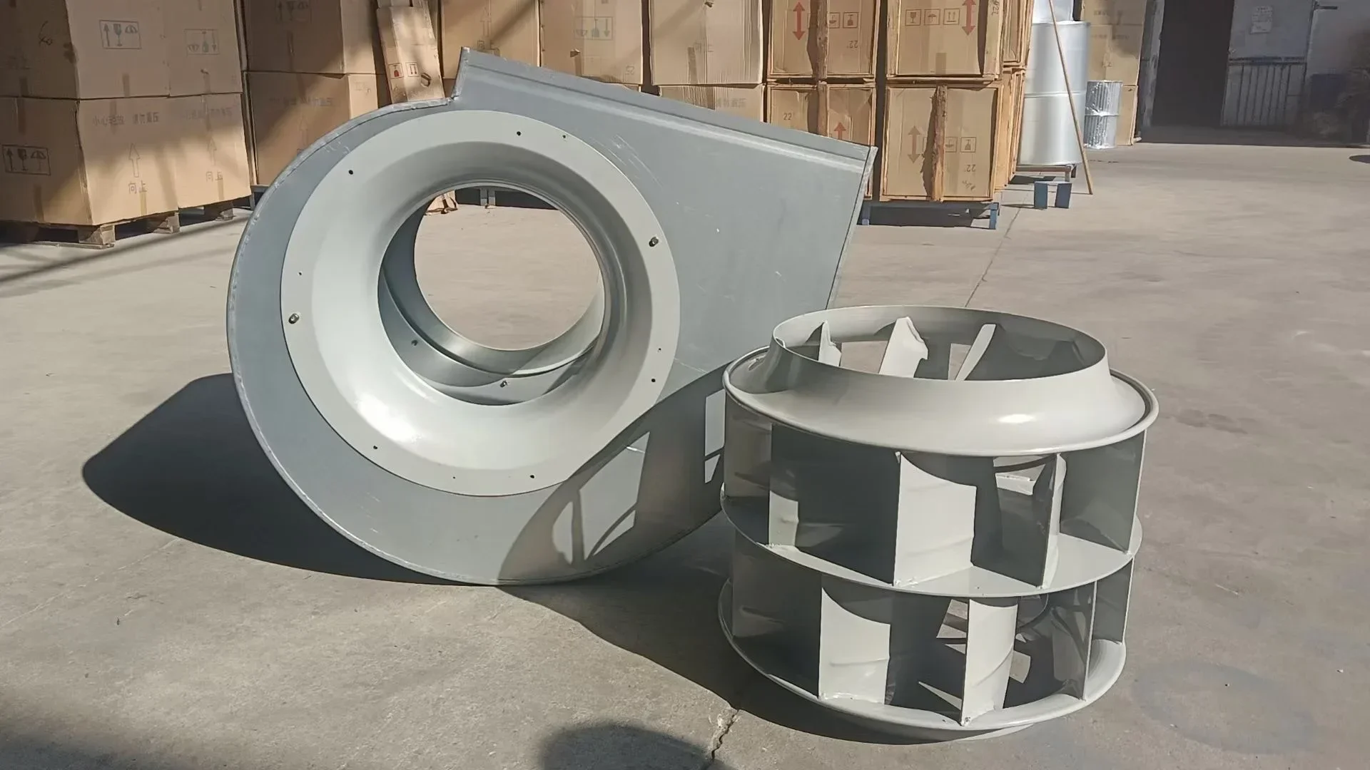 Hot SalesIndustry Ventilation Impeller Exhaust Backward Centrifugal Fan Wheel