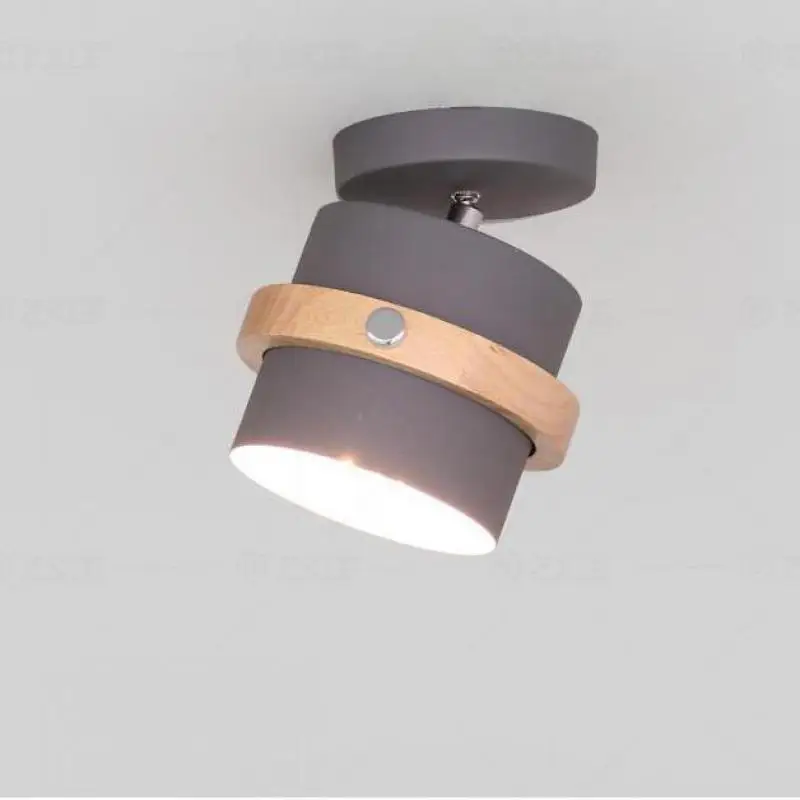 Ceiling Light Nordic Simple Kitchen Led Lighting Solid Wood Passage Lighting Roof Colour Corridor Ceiling Lamp