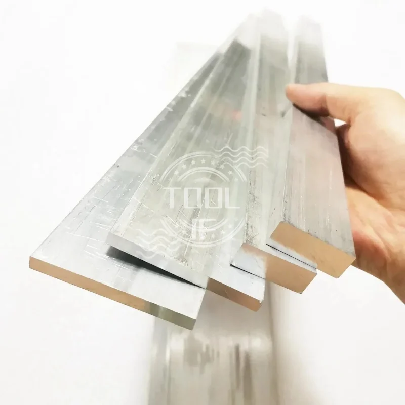 

6061 Aluminum Alloy Flat Bar Plate Square Rod Solid Strip for CNC DIY Thickness Range: 3mm/4mm/5mm/ 6mm/8mm–30mm