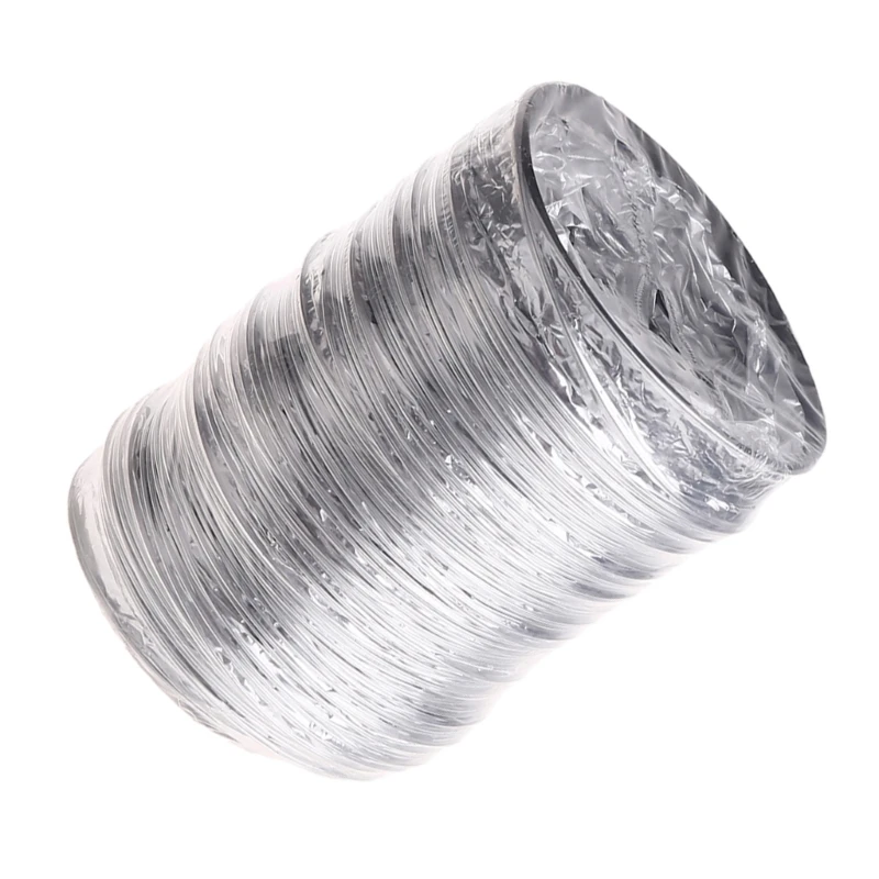 Aluminum Foil Hose Inner Diameter 80mm Flexible 1/3/6 Meter Pipe Ventilation Ducting Vent Hose Dryer Hood Exhaust Duct