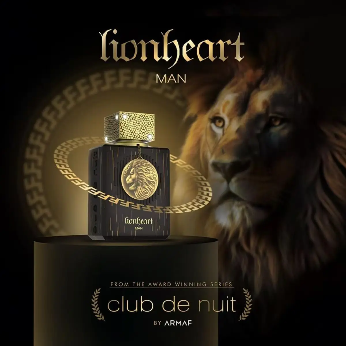 Armaf Club De Nuit Lion Heart Edp SPR 3.4 Froz (Clean), designed for confident, elegant, and personalized men