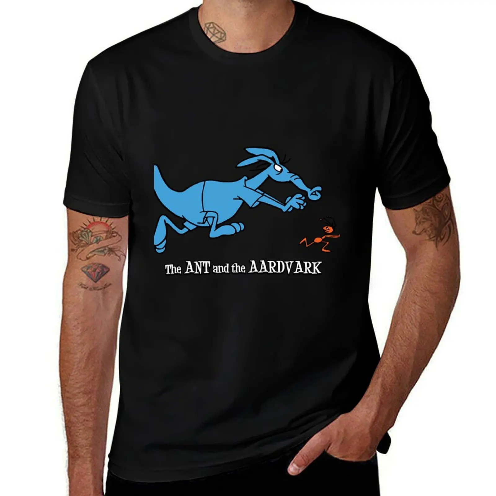 

The Ant and the Aardvark T-Shirt man t shirts cotton t shirts for man cotton soft essential t shirt T-shirt